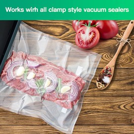 Vacuum Sealer Bags for Food, 2 Rolls 11 in x 10 ft