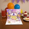 Birthday Card Pop Up 3D Fireworks with Light & Music,