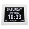 10 Inch Digital Calendar Clock 8 Languages Auto Dimming Electronic