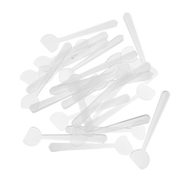 Outanaya 100pcs Skin Care Spatula Versatile Cosmetic Mask Spoon for Creams and Beauty Treatments Compact and Portable Plastic Tool for Easy Application of Skincare Products