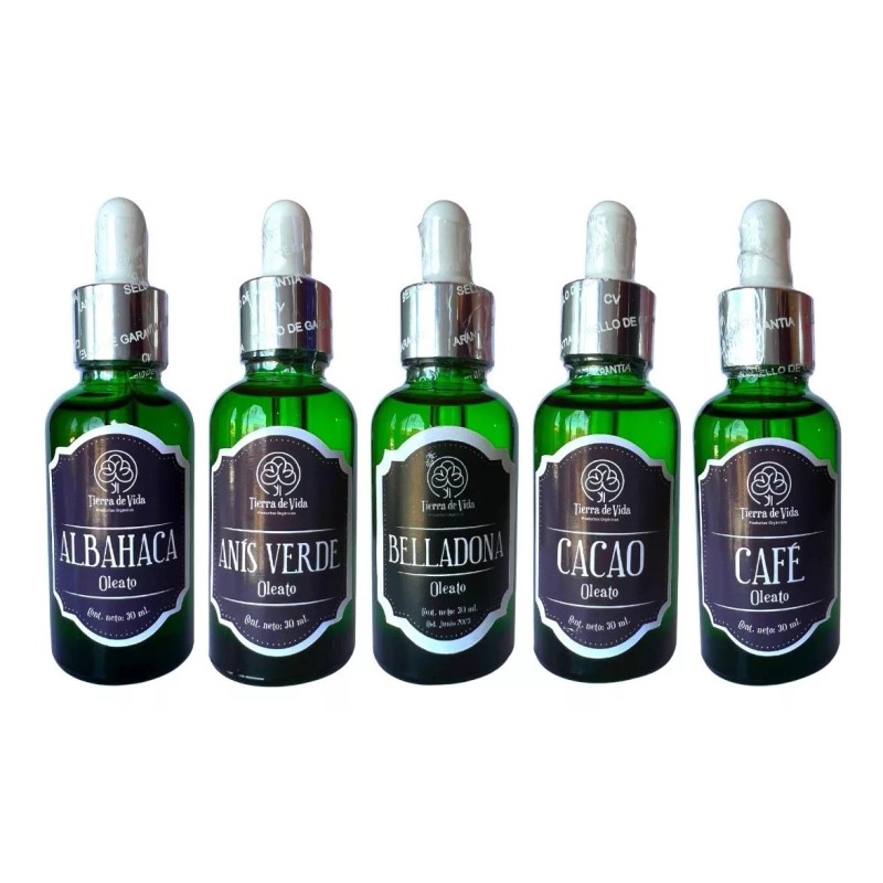Tierra de Vida 10 Oleatos A Escoger Extractos Plantas 30ml