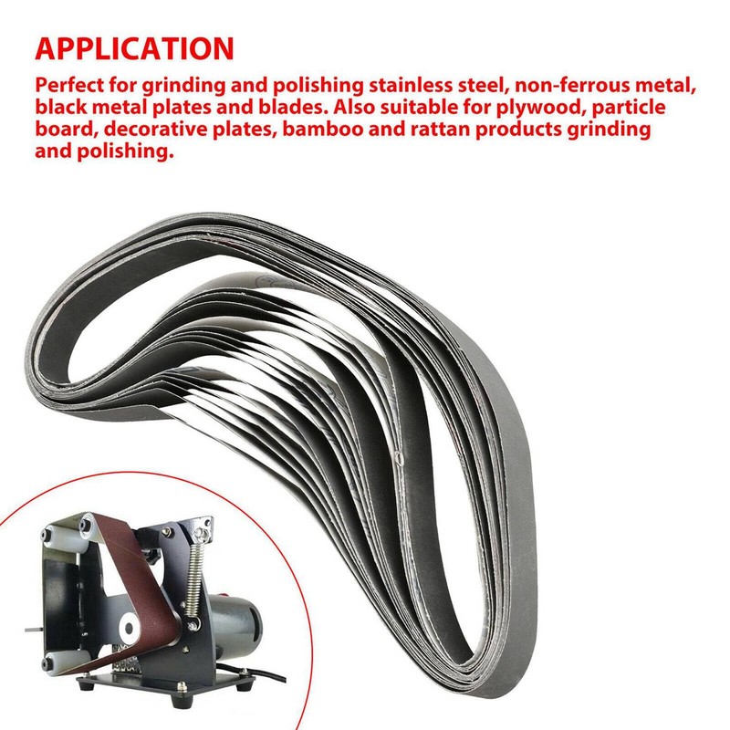 30PCS 1 Inch x 30 Inch 600/800/1000 Grit Sanding Belts