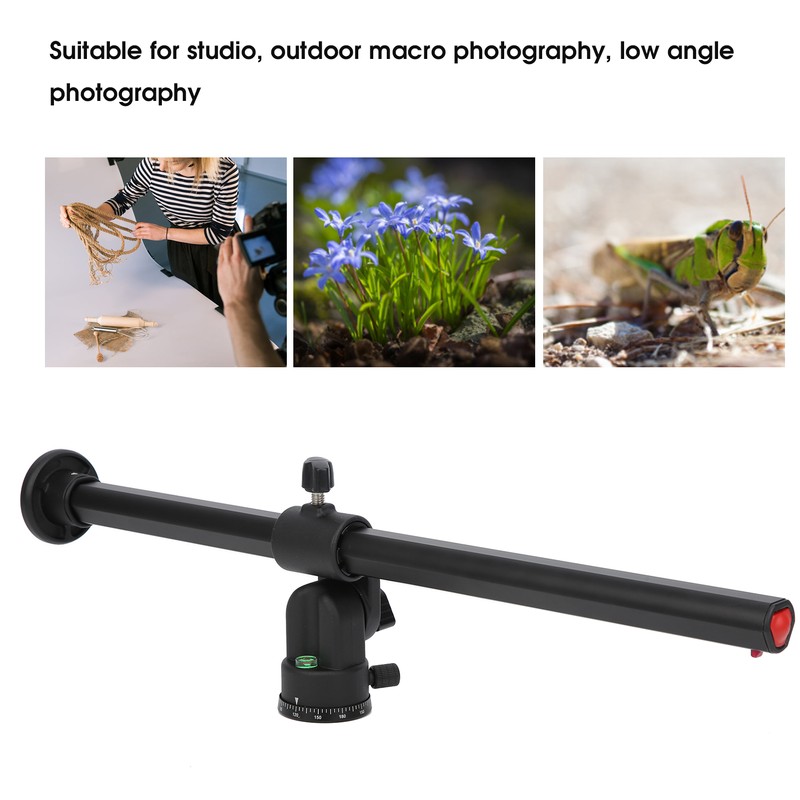 Tripod Crossbar Overhead Shot SLR Ballhead Photography Axle Bracket Extension