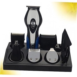 1Pc USB Charging Multi Function Hair Cutting Set Rechargeable Electric Shaver Nose Hair Trimmer for Precision Facial Hair Trimming Compact Design Black