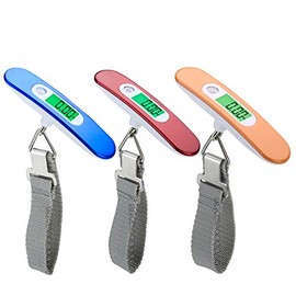 Luggage Scale, 1 Piece Digital Luggage Scales 50 kg/110 lb Portable Digital Luggage Scales for Luggage, Suitcase Handheld, Bag Black