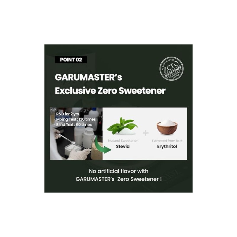 Kim's Table Zero Sugar Matcha Powder Sticks for Latte