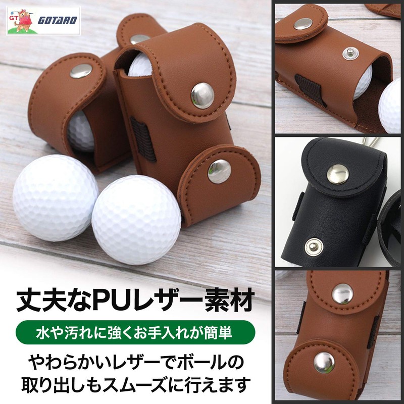 GOTARO Golf Ball Case Ball Holder Ball Pouch Golf Accessories