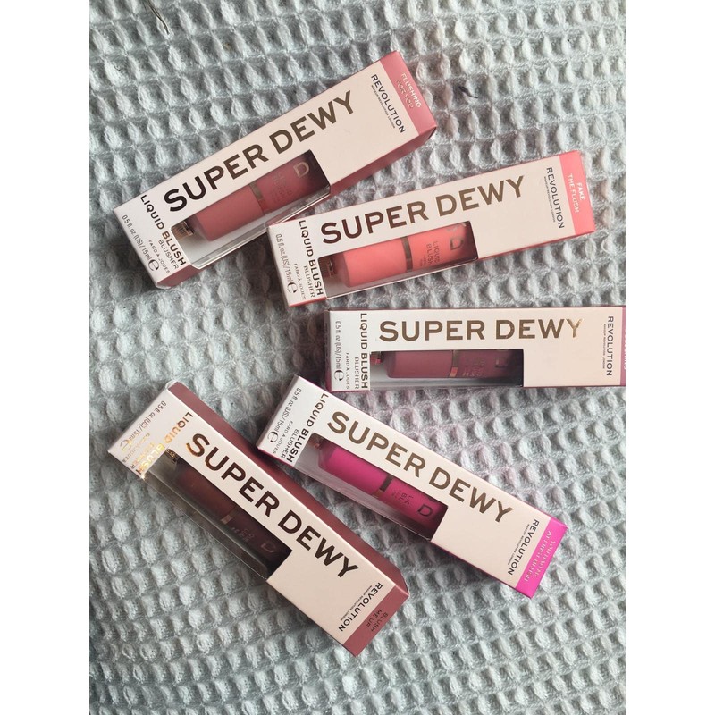 Makeup Revolution, Superdewy Liquid Blusher, Face Blusher, Highly Pigmented, Buildable