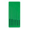 Horotec MSA02.221 Assortment of 6 Smoothing Broaches with Plastic Handle