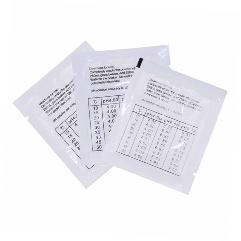 TEHAUX 2sets Ph Calibration Ph Buffer Powder Ph Meter Accessory