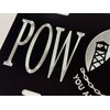 Silver Engraved POW MIA Car Tag Diamond Etched Vanity Front