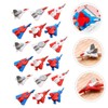 TOYANDONA Aircraft Eraser Toy 36 Pcs Eraser Prizes for 3D