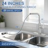 Kitchen Faucet with Pull Down Sprayer: ALEASHA Waterfall Kitchen Sink