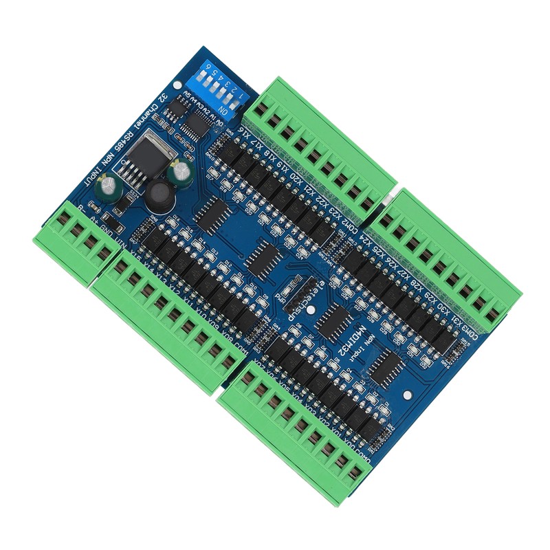 RS485 Input Controller 32 Channel DIN Rail Isolated PLC Switch
