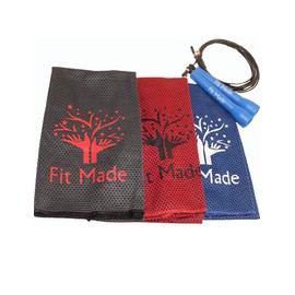 Cooling Towel (Blue, Grey and red)