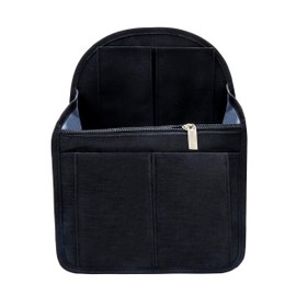 Soyizom Nylon Backpack Organiser Insert for Backpack Rucksack Universal Bag in Bag Men Women Shoulder Tote Bags Handbag Shoulder Bag Organisers,Black