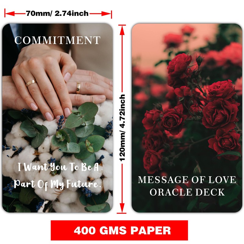 DPEHAKMK Message of Love Oracle Cards, Oracle Cards for Beginners,