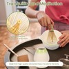 7Pcs Matcha Whisk Set Includes Ceramic Matcha Bowl with Spout