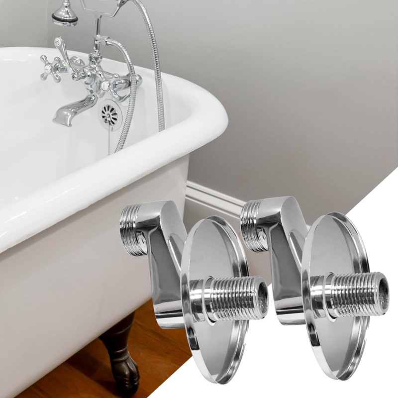 Miayaya 1 Pair of Faucet Adjustable Swing Arms Solid Brass