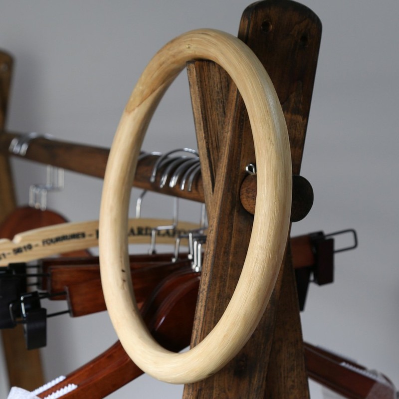 xromtbem JAGTRADE Wing Chun Rattan Natural Wood Rings Wing Chun