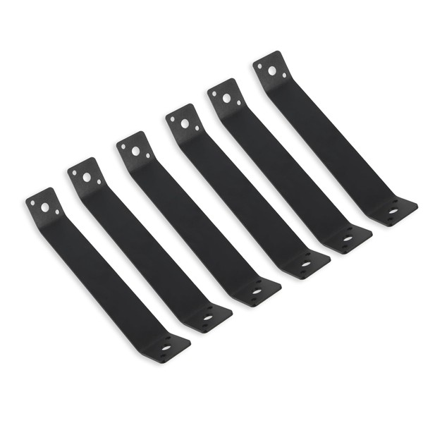 7-1/4”Carbon Steel Fence Post Mounting Corner Connector Bracket, 6 Screw