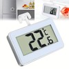 2 x Fridge Thermometer Digital Refrigerator Thermometer, Digital Waterproof Fridge