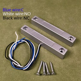 Gebildet Roll Door Contact Magnetic Reed Switch Alarm with 3 Wire for N.O./N.C. Applications MC-58