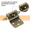 sourcing map 3/8" Inset Cabinet Door Hinges, 6 Pcs Self