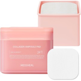 MEDIHEAL Almohadillas Faciales con Colágeno, Hidratación Profunda y Reafirmante, con Colágeno y Ceramida para Elasticidad de la Piel