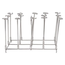 Stainless Steel Vertical Grill ,Skewer Stand,8QT Air Fryer Accssories,Grill Vertical Skewer Holder, for Ninja DZ201 Foodi Kitchen Fryer for Cooking BBQ Kabobs, Vertical Skewer 8QT Stand Holder G