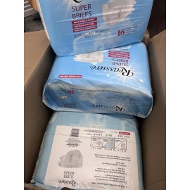 REASSURE Heavy Protection Large Unisex Super Briefs  Size Large 45-58”