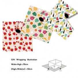 12 Sheets Package Papers Gift Wrapping Paper, Eco-Friendly Recycled Kids Wrapping Paper, Ideal for Birthday, Party, Anniversary, Paper Unfolded Size 70 * 50cm (C)