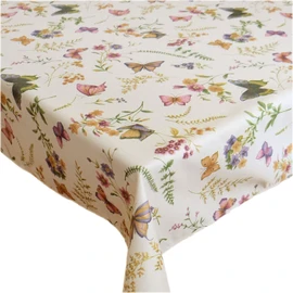 texpot Tablecloth 100 x 140 cm Print Butterfly Spring Tablecloth Summer
