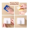 3 Piezas Soporte De Pared Para Celular Controles Remotos F