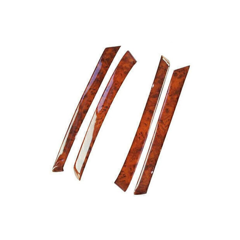 4Pcs/Set Peach Wood Grain Door Panel Strip Trim Interior Door