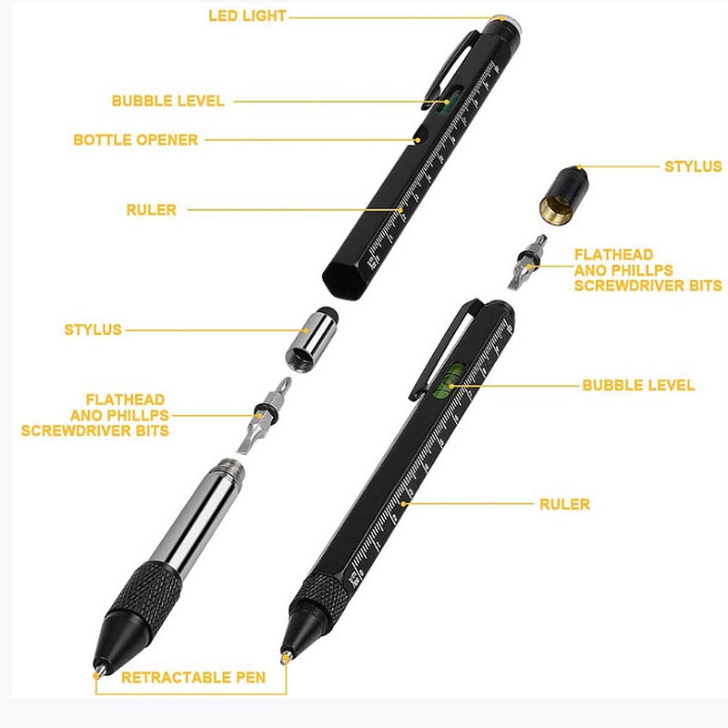 9 in 1 Multi Tool Pen Set Portable Multifunction Pen