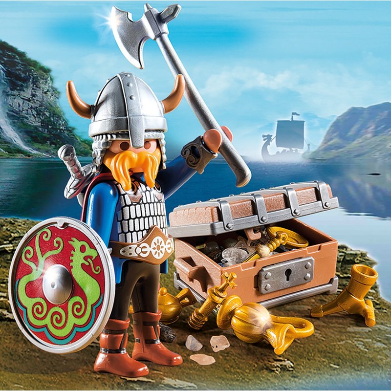 Playmobil 5371 Specials Plus Viking Toy with Treasure