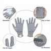 RUFCRIL 3 Pairs Cut Resistant Gloves Food Grade, LEVEL 5