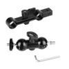 CAMVATE Versatile 1/4"-20 Mini Ball Head and 15mm Double Bar