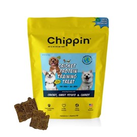Chippin Cricket Jerky Healthy Dog Treats, Sustainable, Hypoallergenic & Human-Grade Protein, Soft & Breakable for Puppies & Senior Dogs, Natural Superfood for Sensitive Stomachs, Made in USA (5oz)