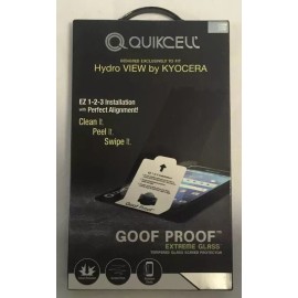 Kyocera New Quikcell Goof Proof Extreme Glass Screen Protector For Hydro View By Kyocera