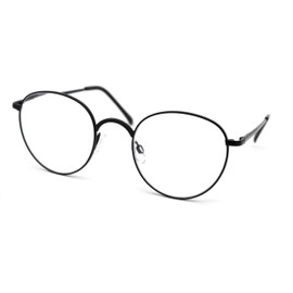 SA106 Classic Dad Glasses Metal Rim Round Reading Glasses +2.25 Black