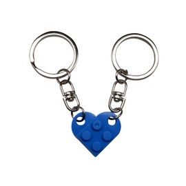 Tabanzhe Couple Heart Key Ring Set - Heart-shaped Key Rings for Two, Heart Key-chain Pair, Thoughtful Valentine's Day Gift for Girlfriend and Boyfriend