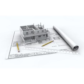 Roll of Plotter Paper 90g / m² / 0.61 x 50 m / DIN A1 / 24 Inches / for CAD Plotting / Uncoated / 2 Cores [1 Roll in Brilliant White]