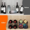 Lifewit Plastic Stackable Wine Rack for refrigerator, Cabinet, Countertop,Wine Bottle
