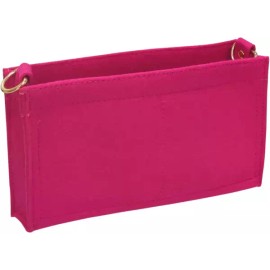 LV 버코드 펠트 지갑 삽입 정리함 LV 26 19 화장실 파우치 D 링 부착 체인 스트랩 포함 [Large] Barcode Felt Wallet Insert Organizer LV 26 19 Toiletry Pouch with D Ring Attached Chain Strap [Large]