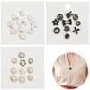 KOLZEMV Brooch Buttons, Pack of 30 Brooches for Clothing, Buttons