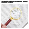 10 x Handheld Magnifying Glass Reading Magnifying Glass Antique Magnifying