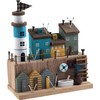 SiL Interiors Nautical Seaside Village Houses Wooden Ornament