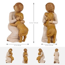 Everkeen Angel Dog Figurines Dog Memorial Gifts Dog Friendship Memorials Pet Memorial Gifts Pet Loss Gifts Gifts For Dog Lovers